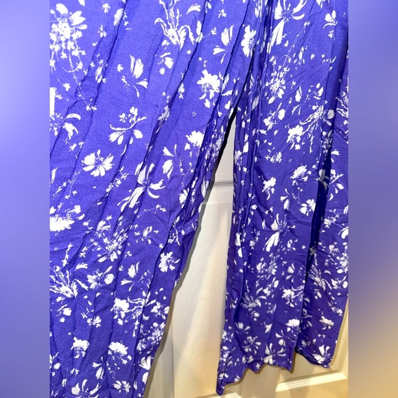 Free People smocked my world jumpsuit w tie straps. Size XS VGUC - Picture 11 of 16